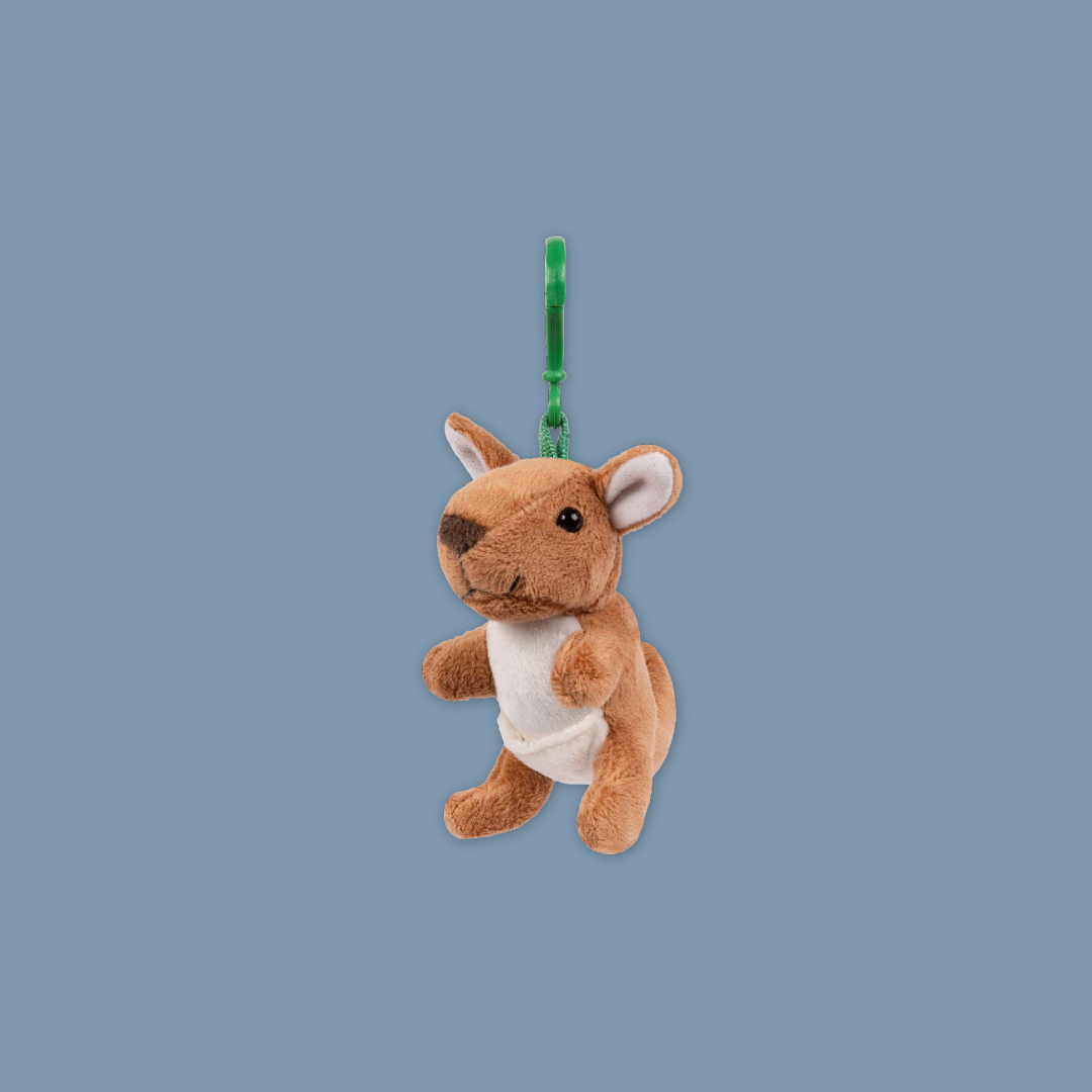 Kangaroo Plush Keychain