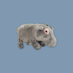 Hippo Beanie Plush