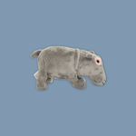 Hippo Beanie Plush