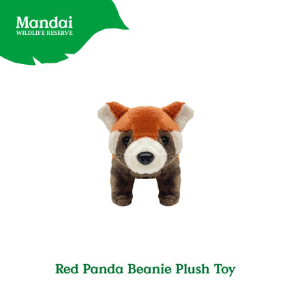 Panda Red Panda  Beanie Plush Toy Stuffed Buddy MANDAI WILDLIFE RESERVE