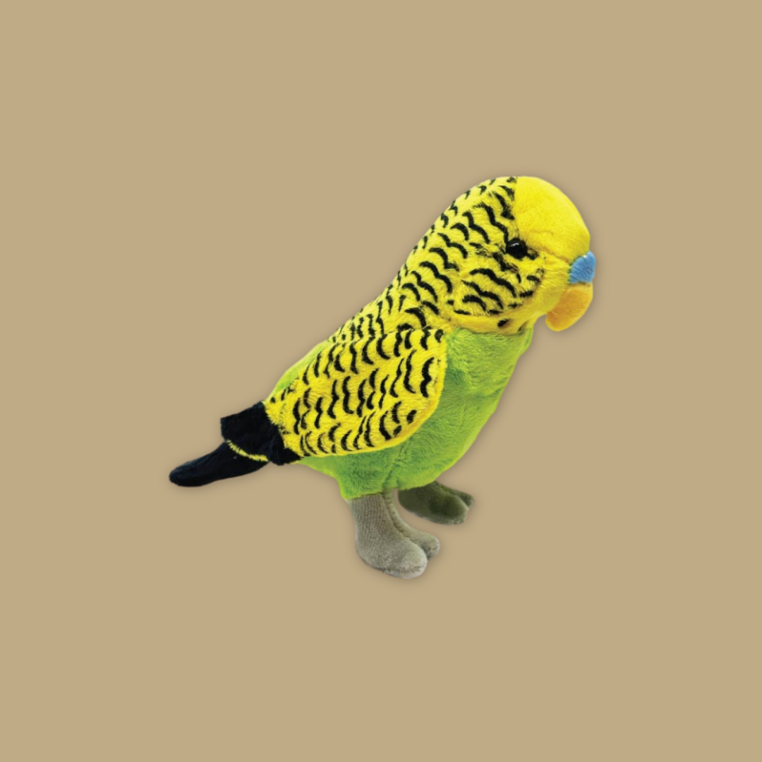 Yellow Budgie Beanie Plush