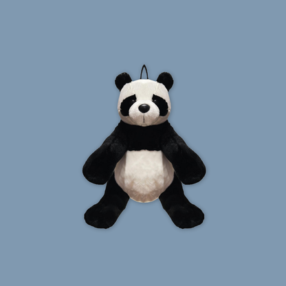 Panda Zip Pouch Headband Slingbag Backpack School Bag Cute Lovely Animal Stuffed Toy Best Seller MANDAI WILDLIFE RESERVE