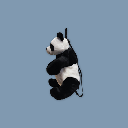 Panda Zip Pouch Headband Slingbag Backpack School Bag Cute Lovely Animal Stuffed Toy Best Seller MANDAI WILDLIFE RESERVE