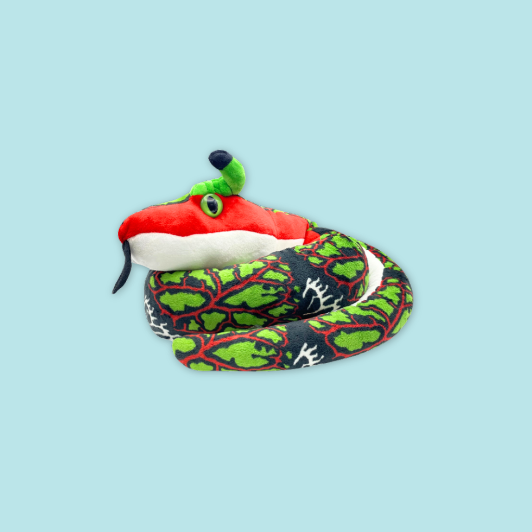 A Cuddly Reptile Snakes Plushie at MANDAI WILDLIFE RESERVE