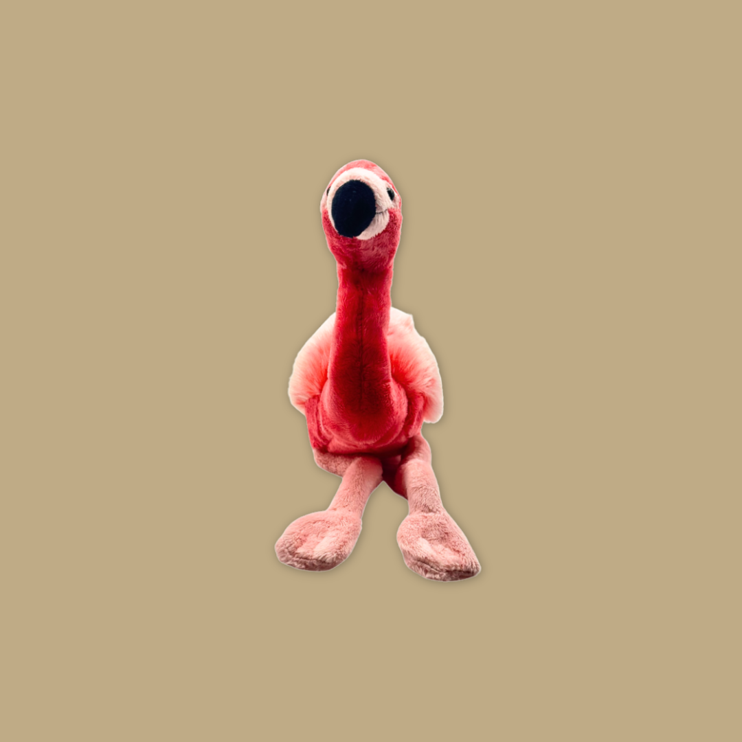 Flamingo Macaw Owl Bird Collection Plush Keychain Bag Clip-on MANDAI WILDLIFE RESERVE