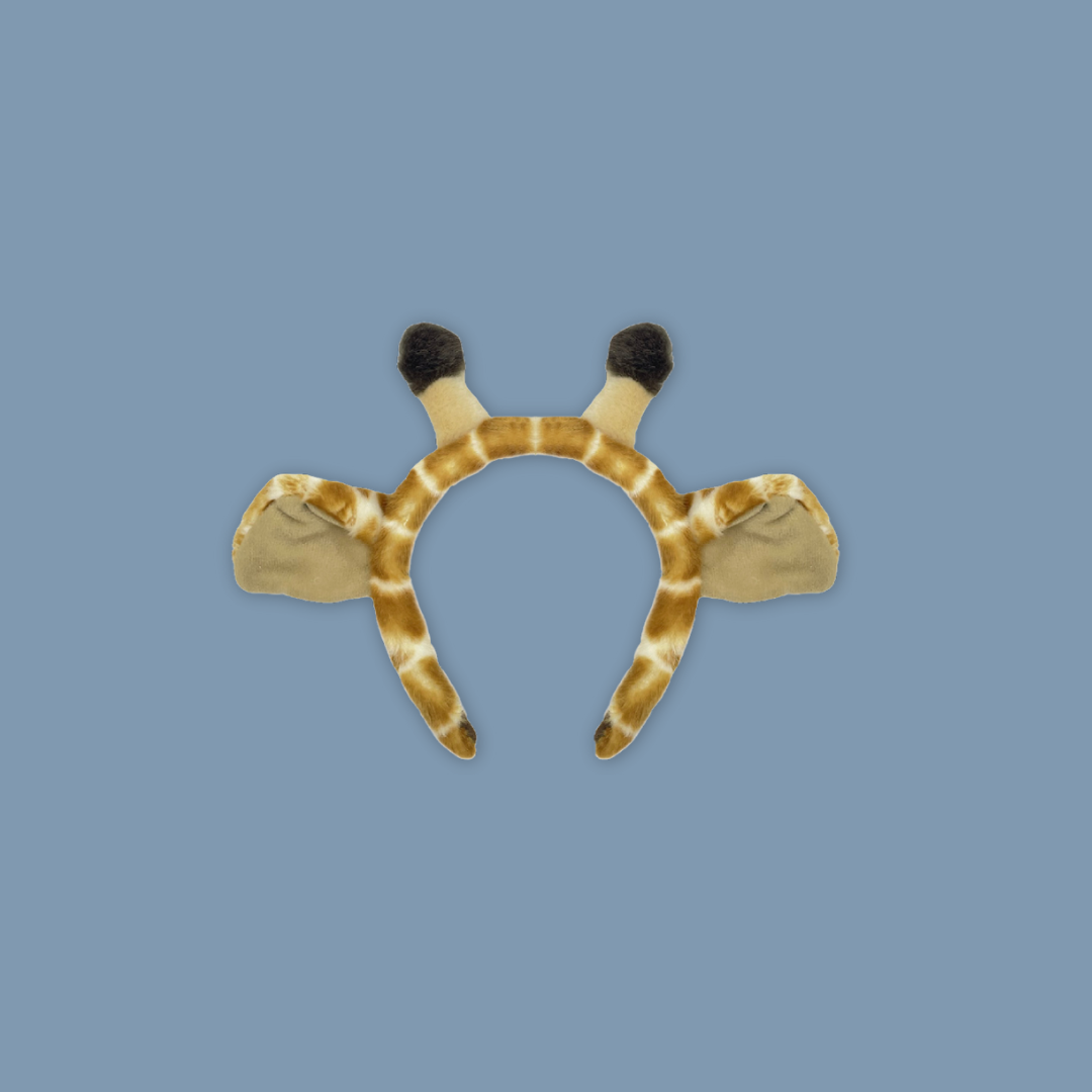 White Tiger Elephant Giraffe Panda Malayan Tiger Fennec Fox Headband Cute Animal 3D Ears Kids - MANDAI WILDLIFE RESERVE