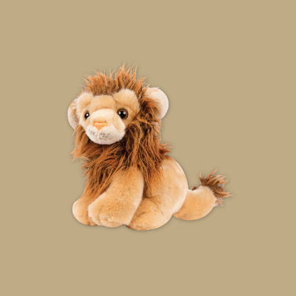 White Lion Lion Beanie Plush Toy Stuffed Animal Realistic - MANDAI WILDLIFE RESERVE