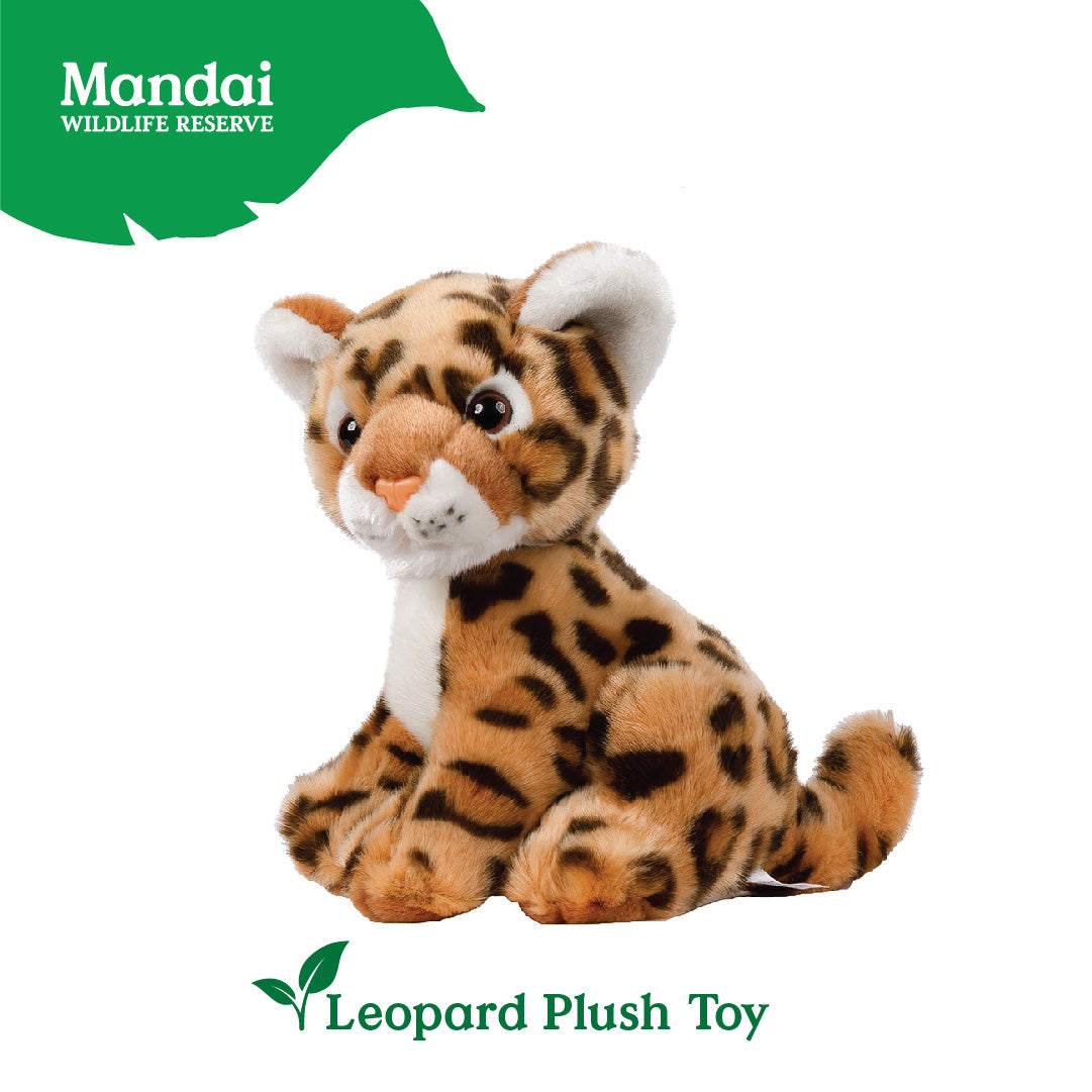 Leopard Cheetah Plush Toy Stuffed Big Cats Animal Realistic Details Textures Good Sleeping Buddy MANDAI WILDLIFE RESERVE