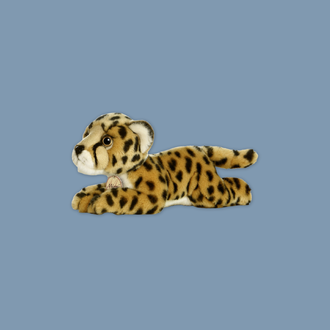 Leopard Cheetah Plush Toy Stuffed Big Cats Animal Realistic Details Textures Good Sleeping Buddy MANDAI WILDLIFE RESERVE