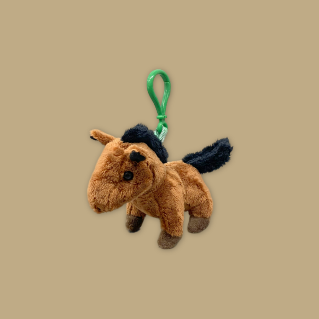 Horse Plush Keychain