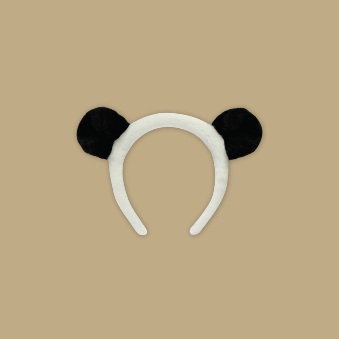 White Tiger Elephant Giraffe Panda Malayan Tiger Fennec Fox Headband Cute Animal 3D Ears Kids - MANDAI WILDLIFE RESERVE