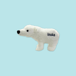 Polar Bear Embroidery Plush  9"