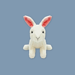 White Rabbit Beanie Plush