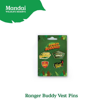 Ranger Buddies Pins Set MANDAI WILDLIFE RESERVE