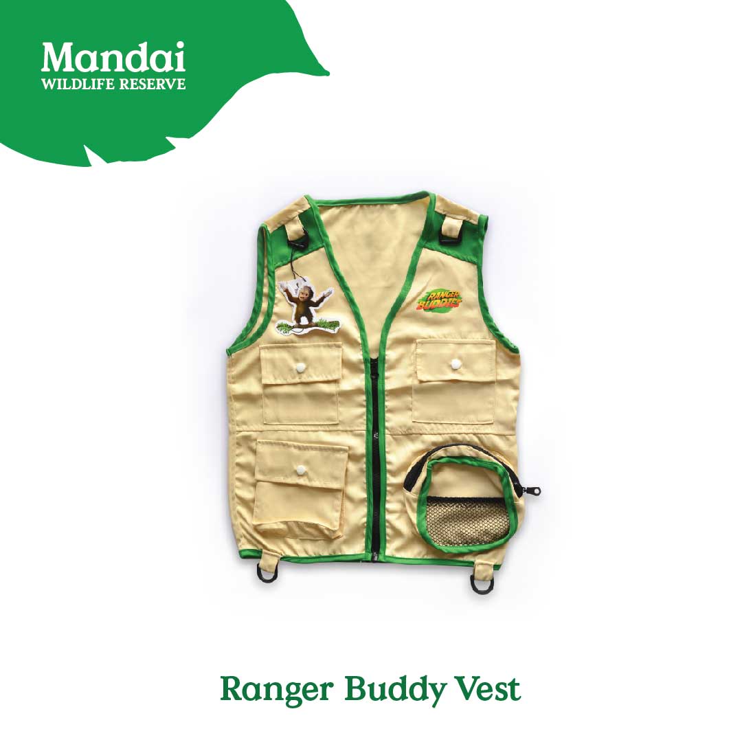 Ranger Buddies Kids Adult Vest MANDAI WILDLIFE RESERVE