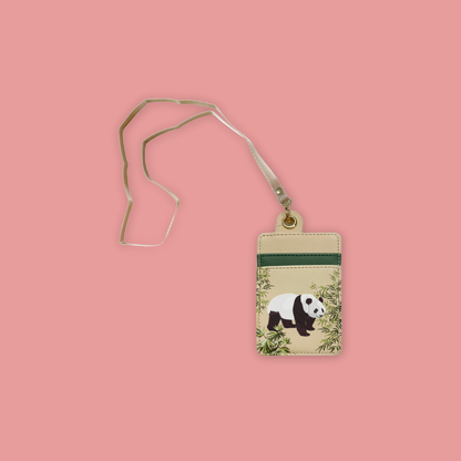 Lanyard Cardholder Soft Case Transparent with 2 Card Slots Animal Designs - MANDAI WILDLIFE RESERVE