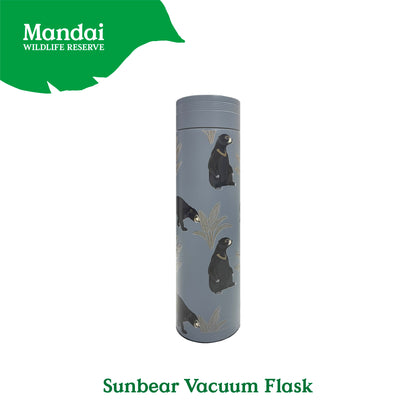 Mandai Collage Vacuum Flask Elephant Panda White Tiger Sun Bear MANDAI WILDLIFE RESERVE