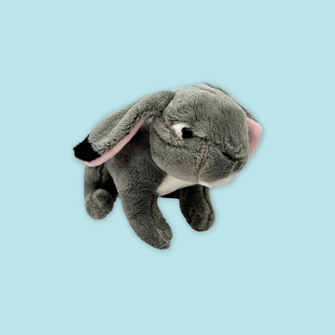 Soft Bunny Plush Trio – White, Grey & Brown Rabbits fromMANDAI WILDLIFE RESERVE
