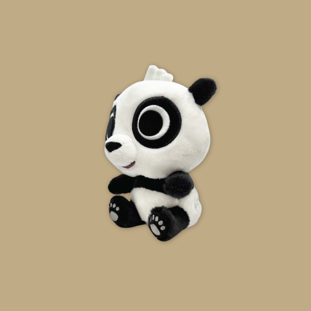 LeLe Kai Kai Jia Jia Plush Toy Stuffed Panda Realistic Details Textures Good Sleeping Buddy MANDAI WILDLIFE RESERVE