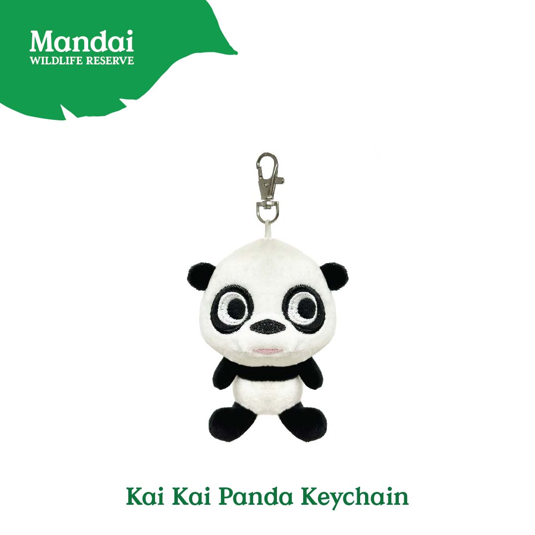 River Wonder Panda Lele Jia Jia Kai Kai family Plush Keychain Cute Soft Stuffed Toy KeyRing MANDAI WILDLIFE RESERVE