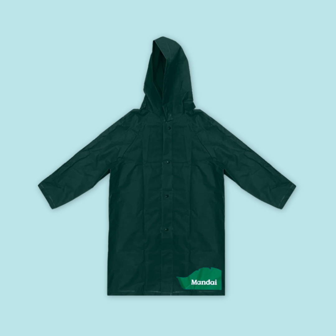 Reusable Raincoat Eco-Friendly Rainwear Poncho Kids Adults - MANDAI WILDLIFE RESERVE