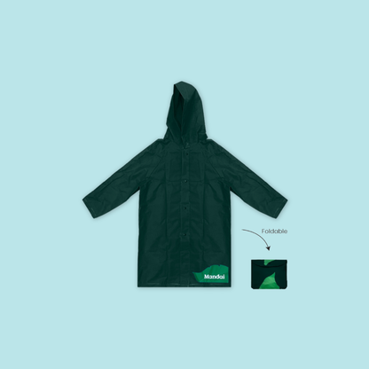 Reusable Raincoat Eco-Friendly Rainwear Poncho Kids Adults - MANDAI WILDLIFE RESERVE