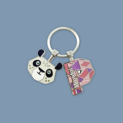 Alphabet Animal Keychain Penguin Bear Cheetah Dog Fennic Fox Giraffe Hipo Ibex Jaguar Charm  MANDAI WILDLIFE RESERVE