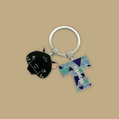 Alphabet Animal Keychain Penguin Bear Cheetah Dog Fennic Fox Giraffe Hipo Ibex Jaguar Charm  MANDAI WILDLIFE RESERVE