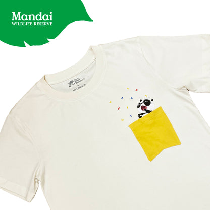 Le Le Panda Adult Unisex T-shirt Panda Birthday Graphic Short Sleeve Top Organic Cotton Clothing MANDAI WILDLIFE RESERVE