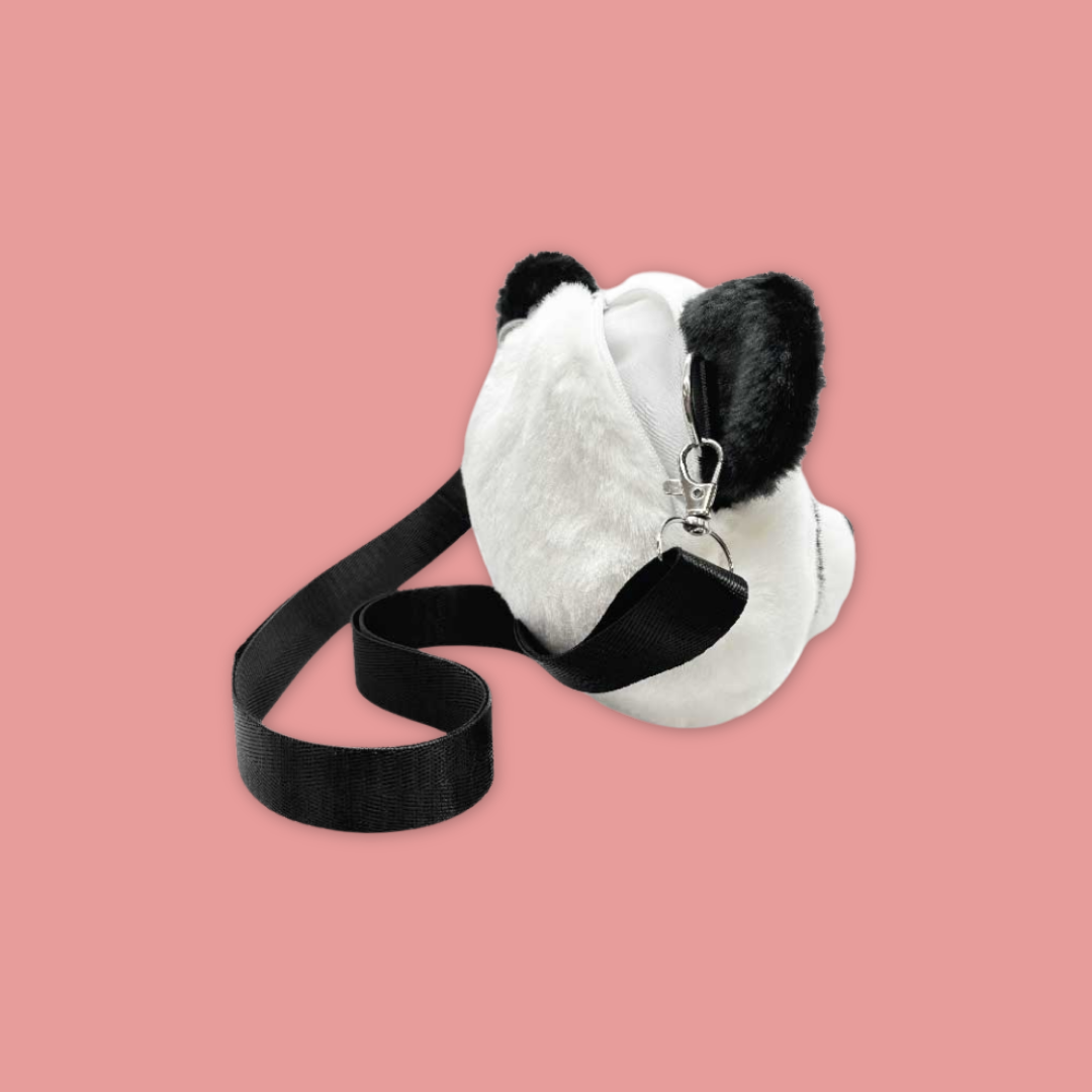 Panda Zip Pouch Headband Slingbag Backpack School Bag Cute Lovely Animal Stuffed Toy Best Seller MANDAI WILDLIFE RESERVE
