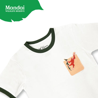 Park Logo Collection Pocket T-Shirt Kids Family Apparel Singapore Zoo River Wonder MANDAI WILDLIFE RESERVE