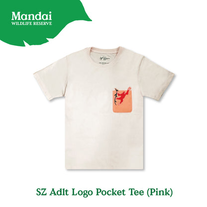 Park Logo  Pocket T-Shirt Adult Family Apparel Singapore Zoo River Wonder Bird Paradise MANDAI WILDLIFE RESERVE