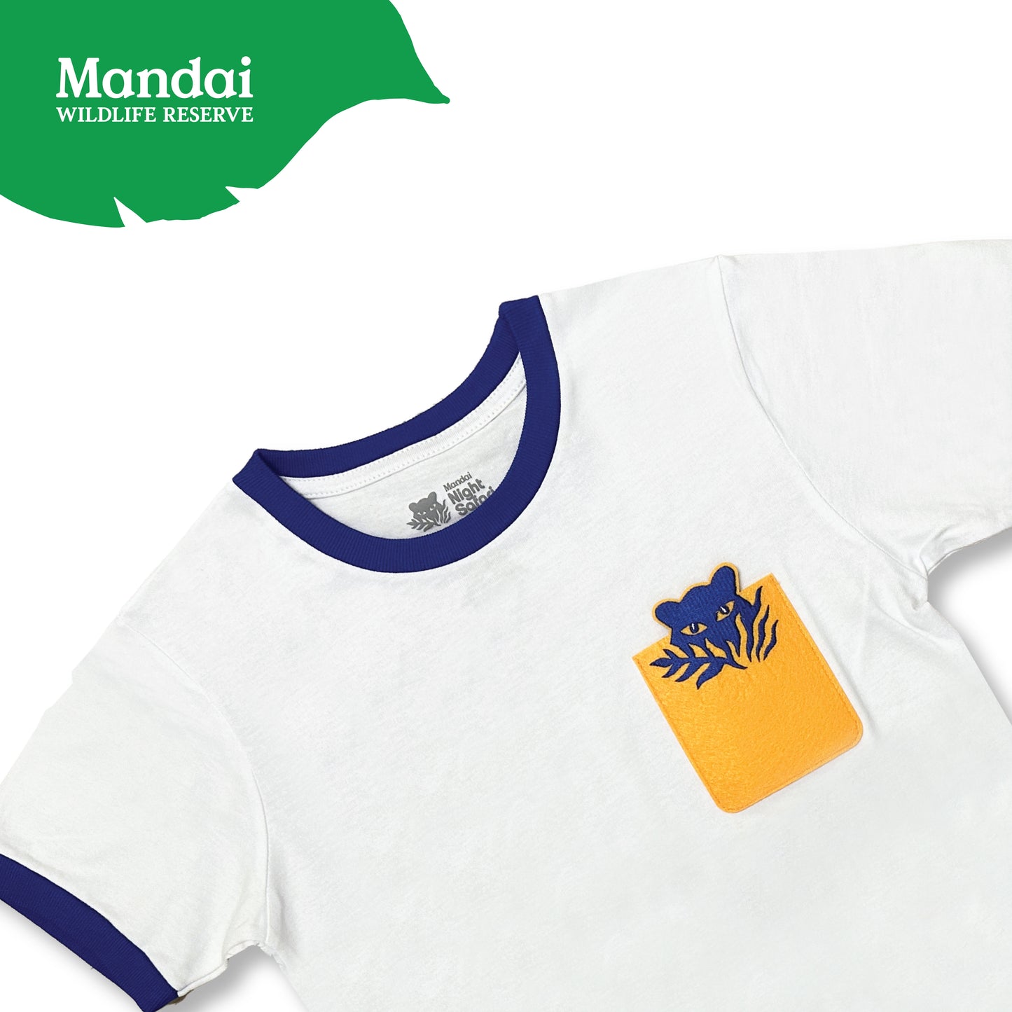 Park Logo Collection Pocket T-Shirt Kids Family Apparel Singapore Zoo River Wonder MANDAI WILDLIFE RESERVE