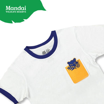 Park Logo Collection Pocket T-Shirt Kids Family Apparel Singapore Zoo River Wonder MANDAI WILDLIFE RESERVE