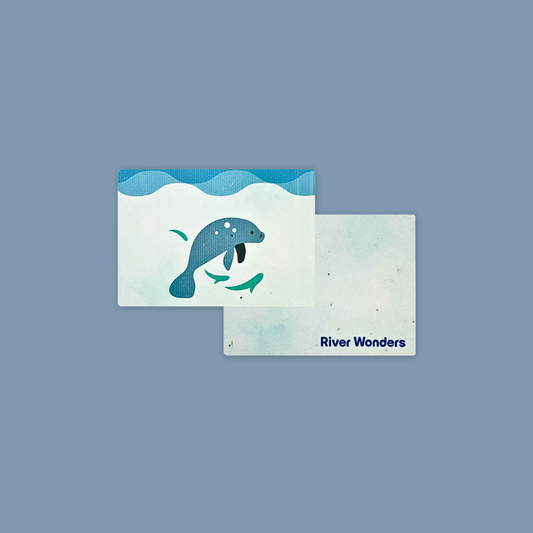 Mandai Park Logo Collection Plantable Card With Envelope Singapore Zoo Night Safari River Wonder MANDAI WILDLIFE RESERVE