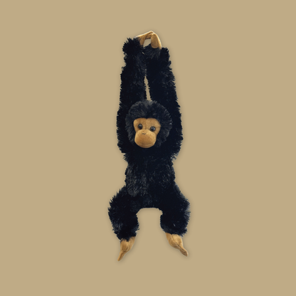 Hanging Chimpanzee Plush Toy Stuffed with Realistic Details Textures Good Sleeping Buddy MANDAI WILDLIFE RESERVE