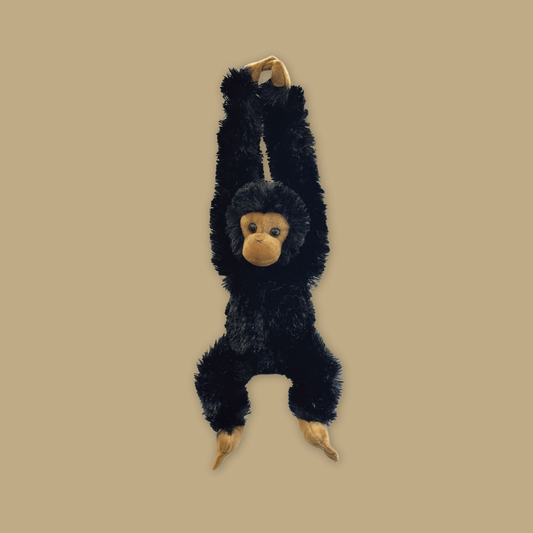 Hanging Chimpanzee Plush Toy Stuffed with Realistic Details Textures Good Sleeping Buddy MANDAI WILDLIFE RESERVE