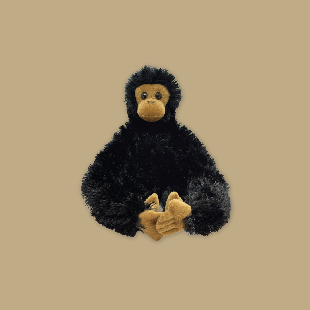 Hanging Chimpanzee Plush Toy Stuffed with Realistic Details Textures Good Sleeping Buddy MANDAI WILDLIFE RESERVE