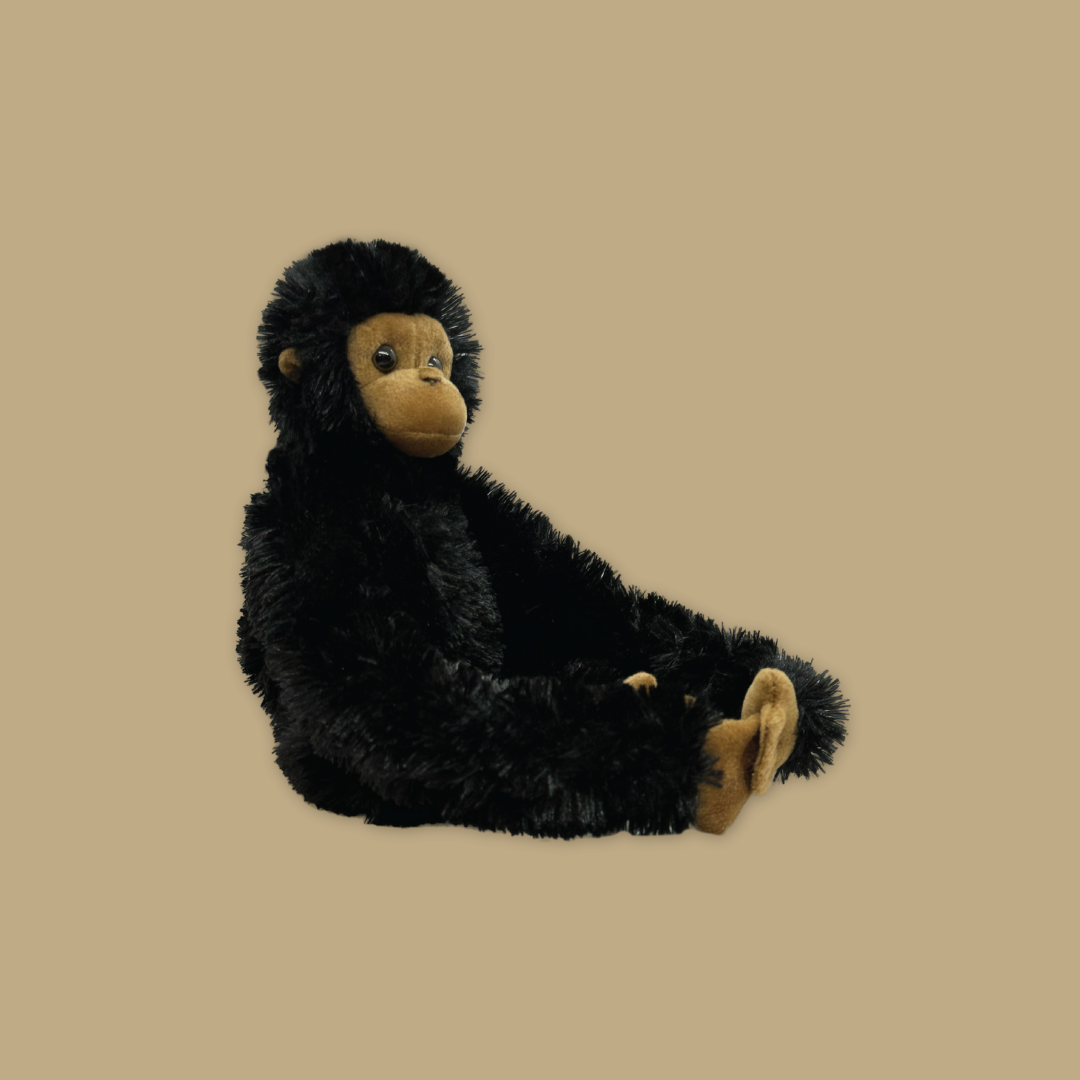 Hanging Chimpanzee Plush Toy Stuffed with Realistic Details Textures Good Sleeping Buddy MANDAI WILDLIFE RESERVE
