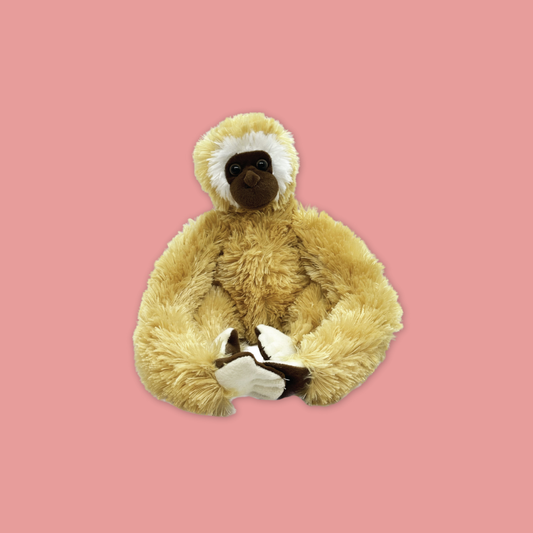 Hanging Gibbon Plush Toy Stuffed with Realistic Details Textures Good Sleeping Buddy MANDAI WILDLIFE RESERVE