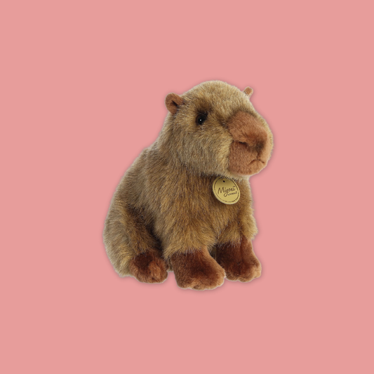 Sitting Capybara Plush Toy Stuffed Good Sleeping Buddy - MANDAI WILDLIFE RESERVE