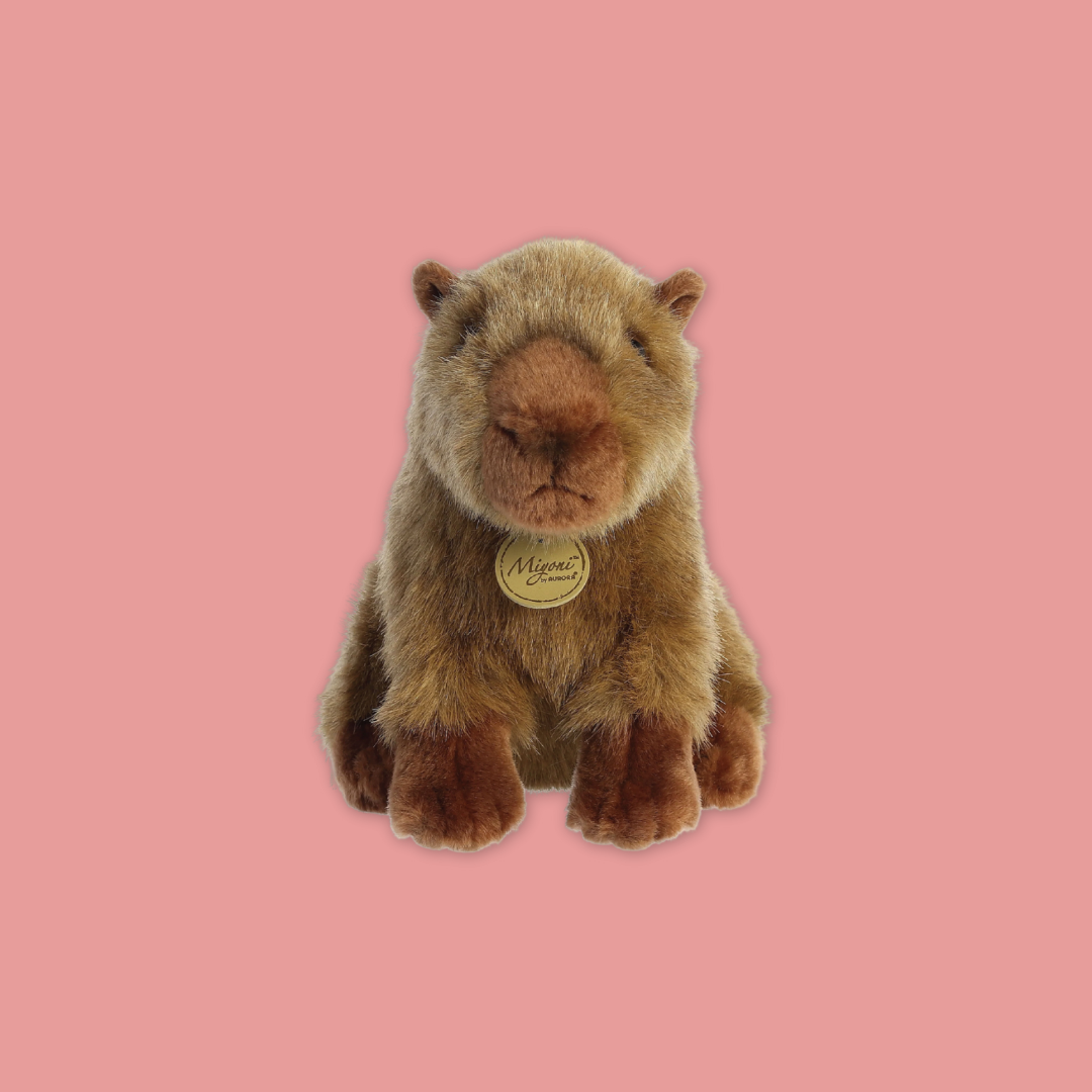 Sitting Capybara Plush Toy Stuffed Good Sleeping Buddy - MANDAI WILDLIFE RESERVE
