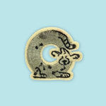 Alphabet Embossed Iron Patch