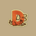 Alphabet Embossed Iron Patch