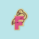 Alphabet Embossed Iron Patch