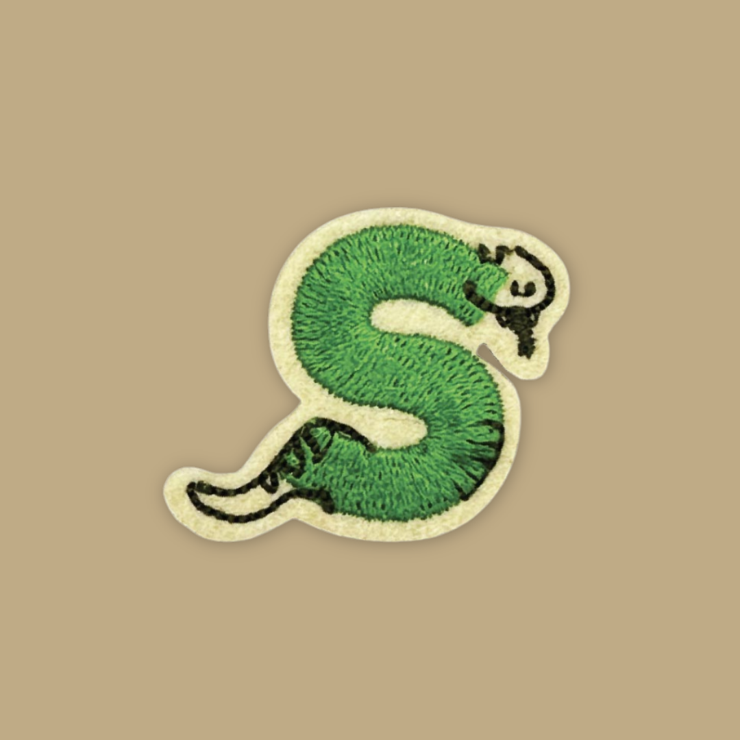 Alphabet Embossed Iron Patch