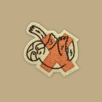 Alphabet Embossed Iron Patch