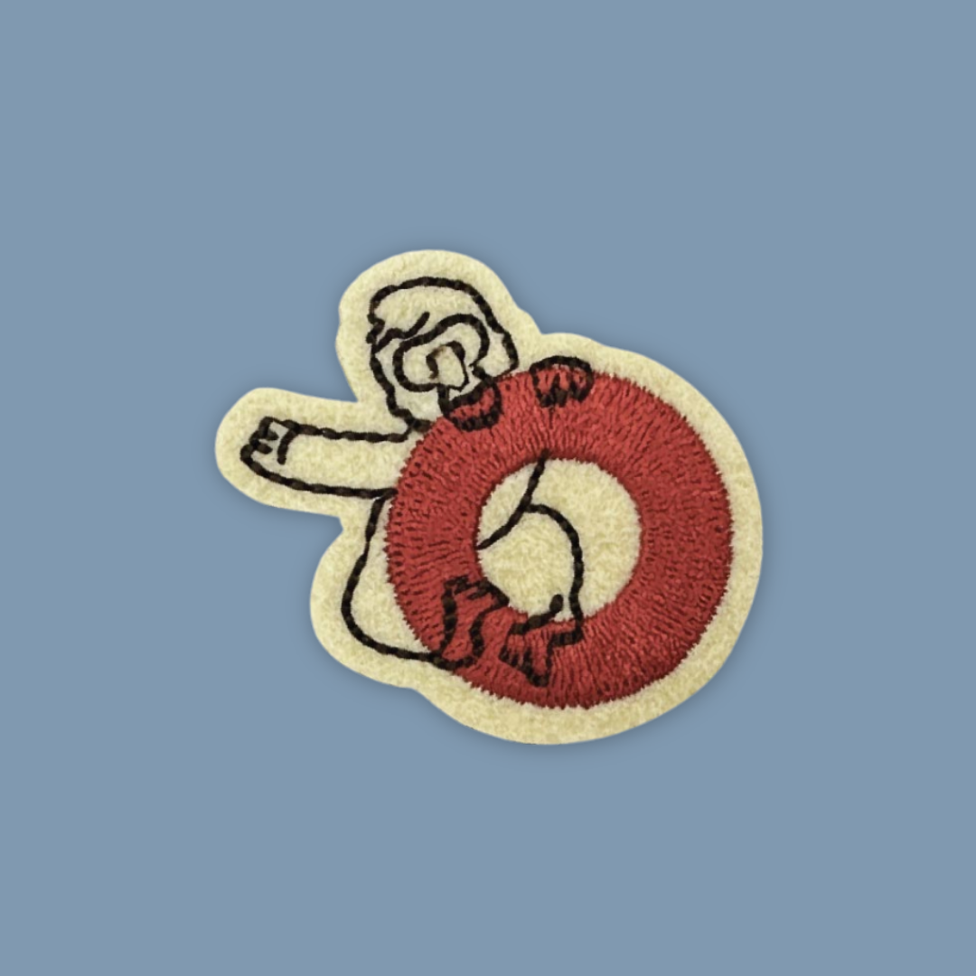 Alphabet Embossed Iron Patch