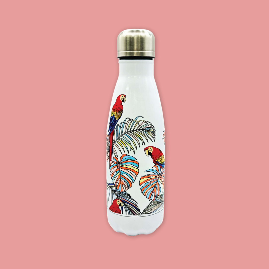 Flamingo Macaw COLOR CHANGING Stainless Steel MANDAI WILDLIFE RESERVE