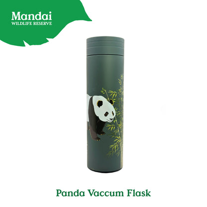 Mandai Collage Vacuum Flask Elephant Panda White Tiger Sun Bear MANDAI WILDLIFE RESERVE